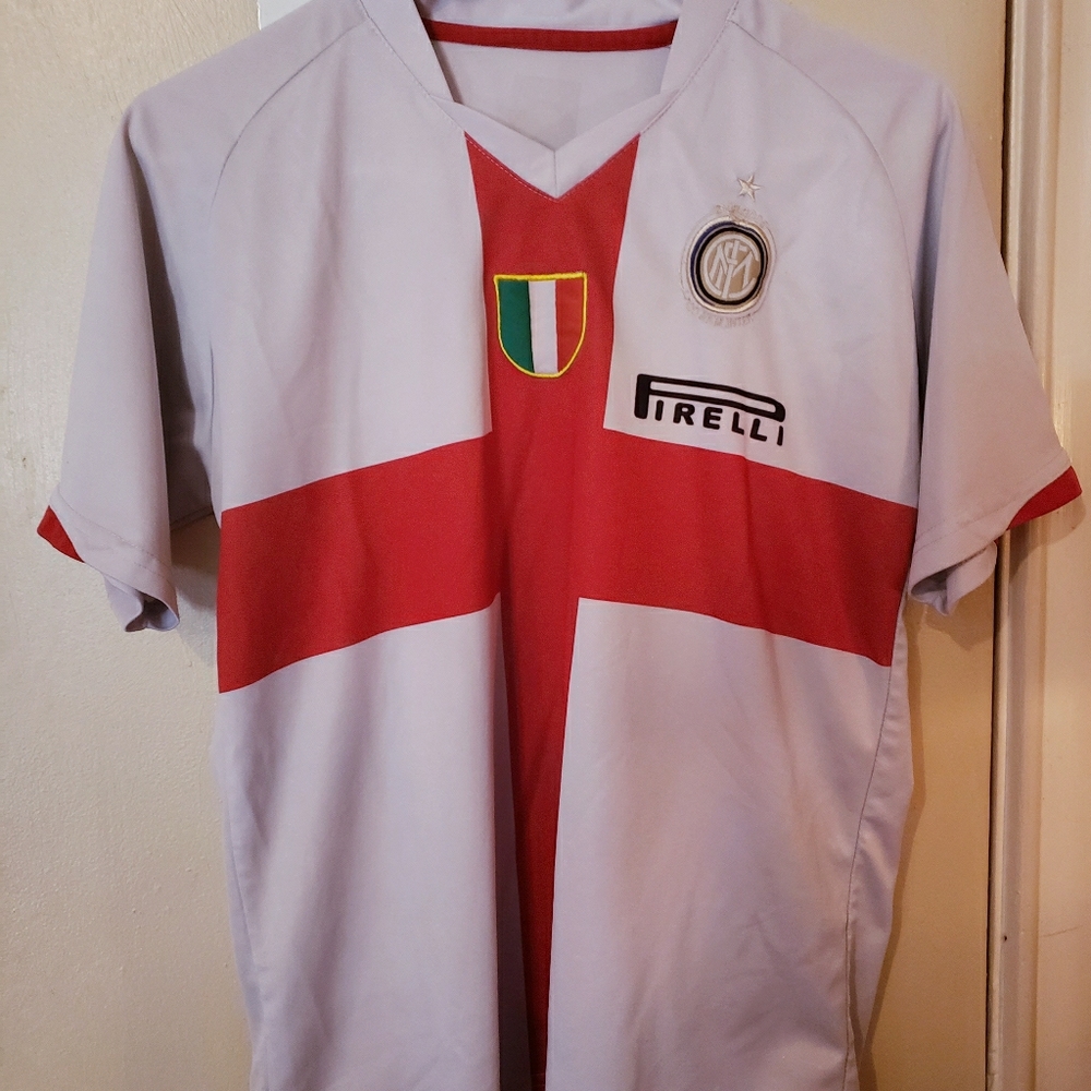 2007-2008 INTER MILAN MILANO CENTENARY JERSEY SHIR